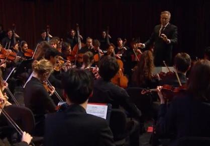 L'Orchestre du Conservatoire sous la direction d'Alexander Briger
