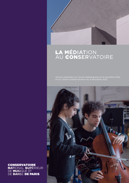 LA MÉDIATION AU CONSERVATOIRE