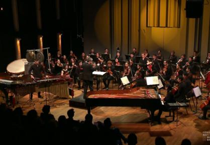 L’Orchestre du Conservatoire sous la direction de Pierre-André Valade