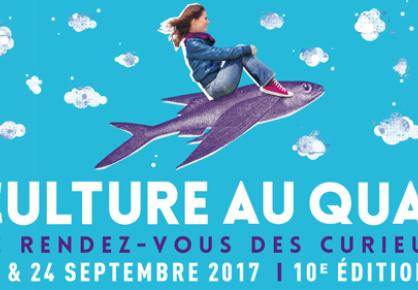 Nous participons à l'évènement Culture au Quai 2017