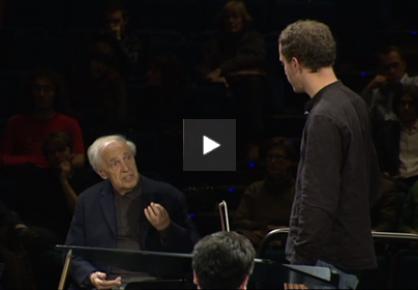 Master-class Pierre Boulez