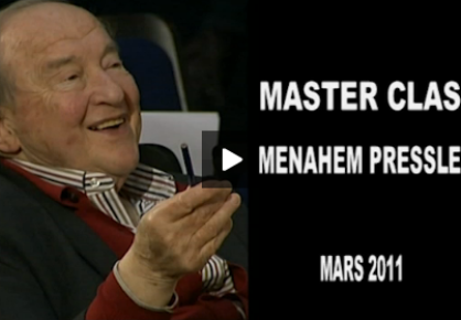 Master-class Menahem Pressler
