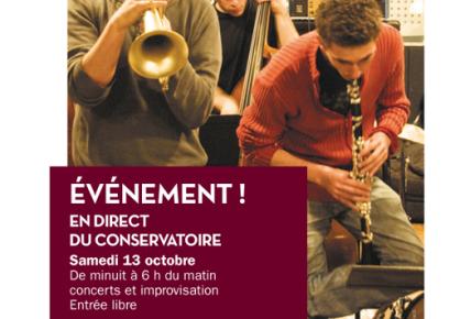 L'impro en direct du Conservatoire avec France musique.