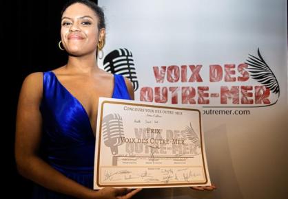 Axelle Saint-Cirel remporte la 5ème édition du concours Voix des Outre-mer