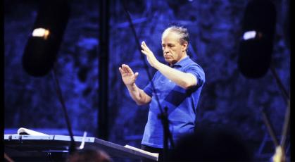 Répons, musique de Pierre Boulez, Festival d'Avignon, 1988, photographie de Daniel Cande © Gallica BnF 