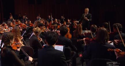 L'Orchestre du Conservatoire sous la direction d'Alexander Briger