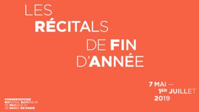 Les récitals de fin d'année 2019