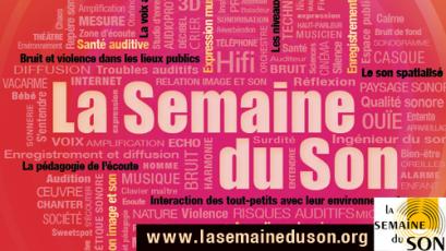 Le service audiovisuel du Conservatoire, partenaire de la 10e Semaine du Son !